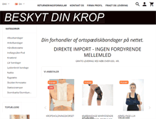 Tablet Screenshot of beskytdinkrop.dk